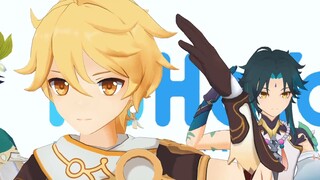 [Genshin Impact mmd] Bìa sau không quan trọng, mọi người đều có thể nhận ra❤️ponponpon❤️Feng Nan
