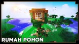 CARA MEMBUAT RUMAH POHON - Minecraft Tutorial
