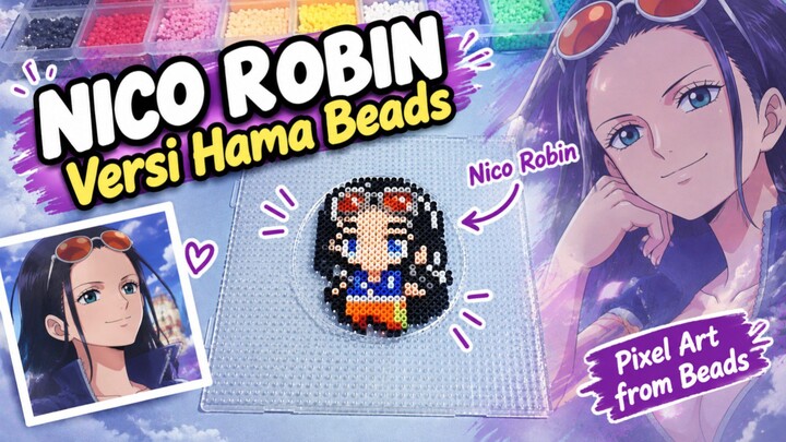 Nico Robin Versi Hama Beads🥰 | One Piece