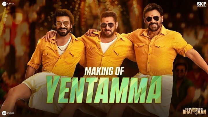 Yentamma - Kisi Ka Bhai Kisi Ki Jaan | Salman Khan, Ram Charan, Venkatesh, Poojal Vishal, Payal, Raf
