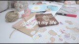 a day in my life | stationery, high school student, chill day, truth about me