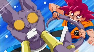 Goku vs Beerus' battle makes the universe affected, Super Saiyan God Goku vs Beerus (English Dub)