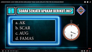 Tebak Suara Senjata Free Fire !!