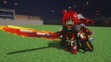 [Ksatria Merah Sejati, ayo! ] Kembalikan Honkai Impact Three True Red Knight Lunar Eclipse di Minecraft! ! ! Lokakarya Mode Minecraft