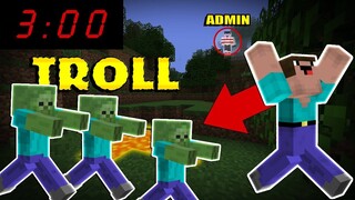 ADMIN TROLL MEMBER LÚC 3 GIỜ SÁNG TRONG SERVER SKYBLOCK MINEAHIHI 😨😨 !! (MINECRAFT TROLL)