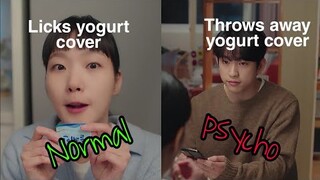 Kdrama Couples eating but not each other