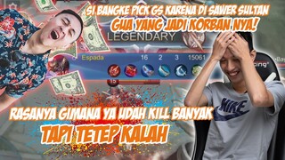 BKENT YANG DI SAWER JUTAAN.. TAPI GW YG JADI KORBAN TROLLNYA.. HANZO GW UDH OP PARAH PADAHAL..