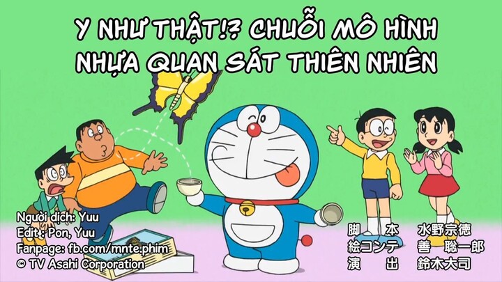 Doraemon Vietsub : Y Như Thật ?! Chuỗi Mô Hình Nhựa Quan Sát Thiên Nhiên | Tấm Ván Chứa Lỗ Nhì