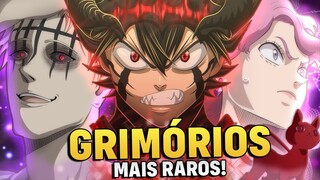 OS  10 GRIMÓRIOS MAIS RAROS DE BLACK CLOVER | Player Solo