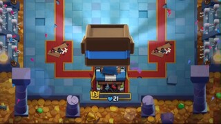 Clash Royale:19/7 gameplay (21HP left win!)