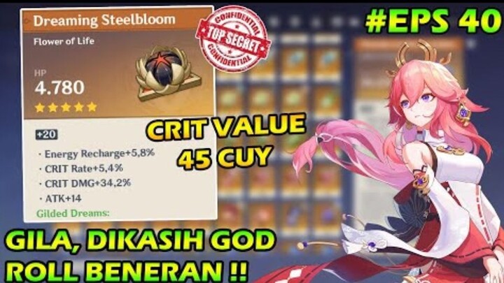 Artefak Dewa Akhirnya God Roll Artifact - Trik Enhance Artefak Genshin 3.0 | Genshin Impact