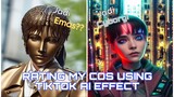 Rating My Cosplay Using Tiktok AI Effect! | #JPOPENT #bestofbest