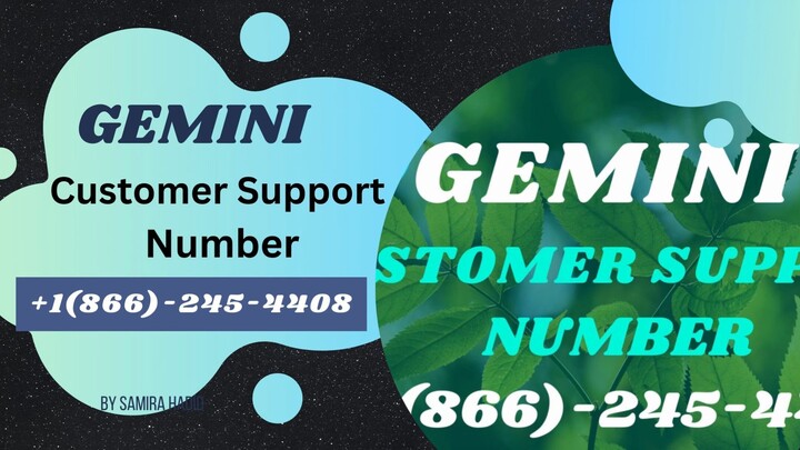 Gemini Customer Support Number +1866-245-4408 tollfree number