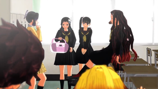 [ Demon Slayer MMD] Demon Slayer Academy Girls ✿ Narcissism School