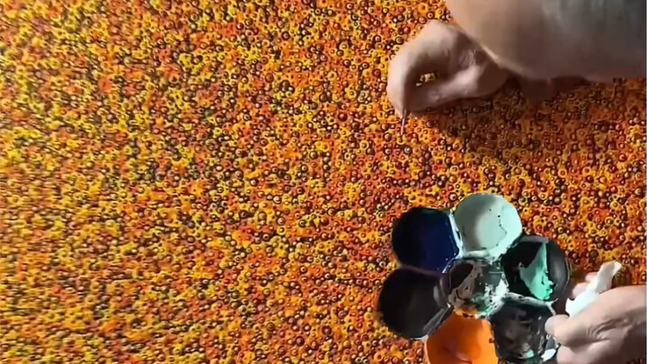 艺术家baeker最擅长的画作，他只出此系列的画并多次在艺术馆进行展览。  #分享给有趣的人