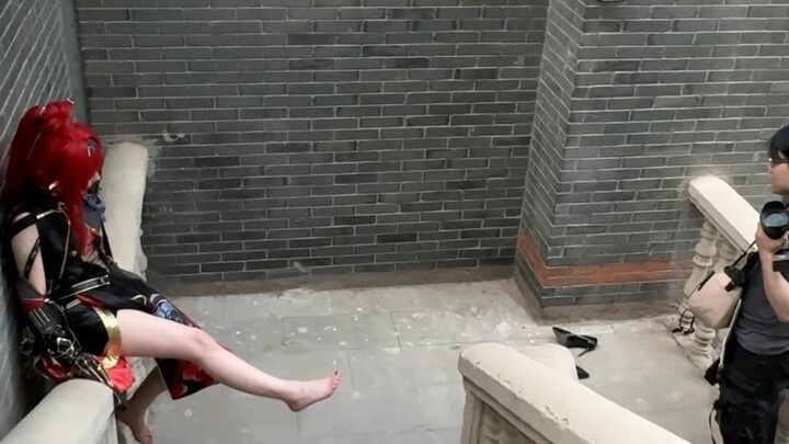 Is there anyone willing to pick up my shoes for me? It's really not that my legs are too short; it's