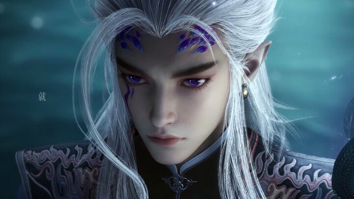 Catatan Dewa Gembala: Qin Mu berambut putih memang terlalu gagah dan berwibawa, penampilan seluruh k