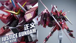 In the name of justice! Bandai METAL BUILD Justice Gundam Alloy Finished Model 【Comments】