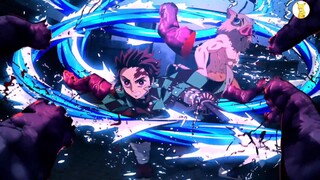 Tanjiro-Nezuko-Zenitsu-Inosuke-Rengoku vs Enmu | Trận Chiến Trên Tàu Trong Kimetsu No Yaiba