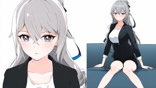 【AI动画】鸭鸭：加班费结一下(ᗜ ˰ ᗜ)。
