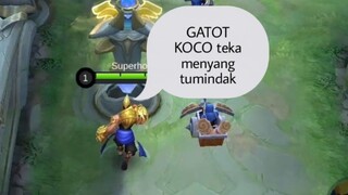 ternyata seru juga pakai gatot