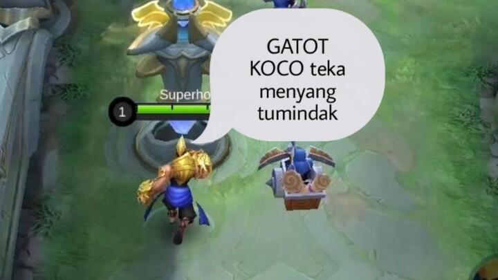 ternyata seru juga pakai gatot