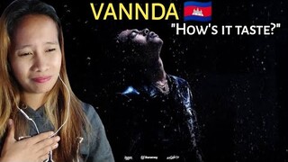 VANNDA - HOW'S IT TASTE? ( OFFICIAL MUSIC VIDEO) || REACTION