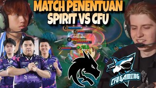 SIAPA YANG AKAN LOLOS KE PLAYOFF ?! CFU GAMING VS TEAM SPIRIT MATCH 3 - SWISS STAGE DAY 5