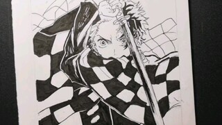 [Gambar]Menggambar Tanjirou Dengan Cara Anime