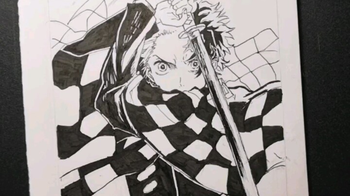 [Demon Slayer] Drawing Kamado Tanjirou in a comic way