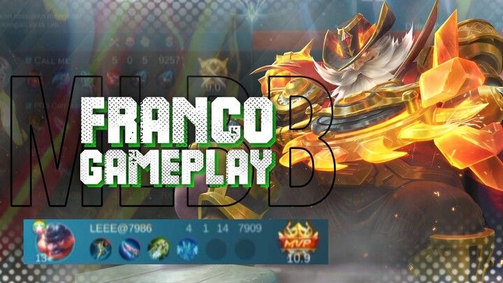 Mlbb Gameplay Franco mvp