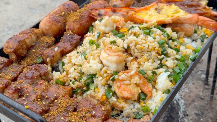 Just having some teppanyaki