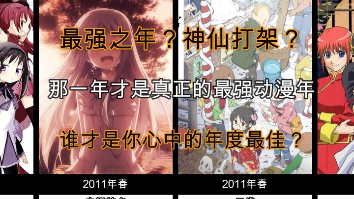 [Popular anime in each quarter over the years] Fighting between gods? The strongest year? Which one 