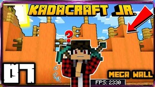 Kadacraft Jr.(Ep7) | Mega Wall | (Filipino Minecraft SMP)