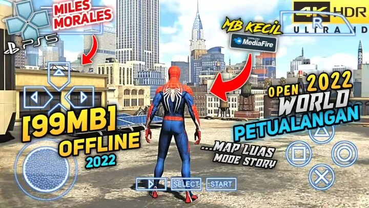 HANYA 98MB!! Game Spider Man No Way Home Di HP Android | Open World Dan OFFLINE | SPIDERMAN 2 MILES