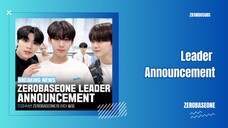 [INDO SUB] ZB1’s Leader Announcement