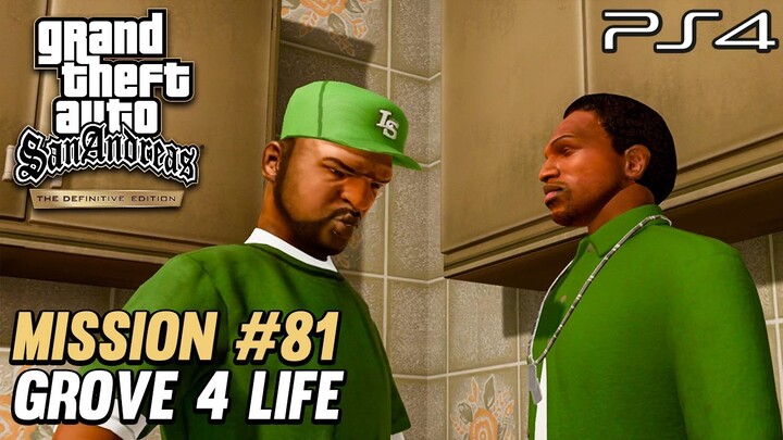 GTA San Andreas PS4 Definitive Edition - Mission #81 - Grove 4 Life