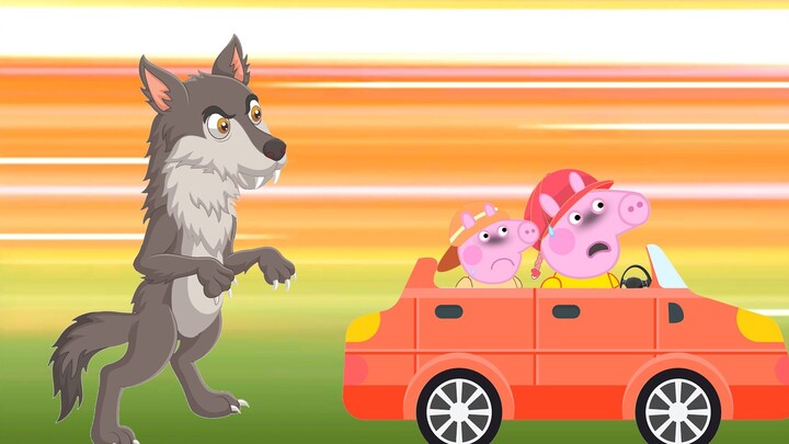 Peppa Pig dikejar Serigala Jahat Besar, ayo bantu Peppa Pig