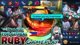 UNKILLABLE , RUBY Lady Zombie  | NEW META Funnel Ruby | Top Global Ruby | Mobile Legend