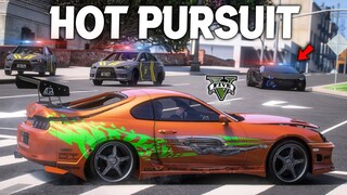 HOT PURSUIT SUPRA MK4, MOBIL INI INCARAN BESAR KEPOLISIAN - GTA 5 ROLEPLAY