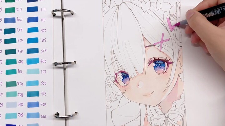 从零开始的雷姆完整手绘