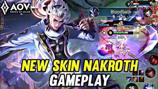 AOV : NEW SKIN NAKROTH GAMEPLAY - ARENA OF VALOR LIÊNQUÂNMOBILE ROV