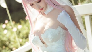 Wife's wedding dress is so beautiful!