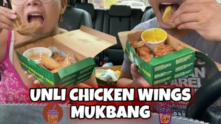 UNLI CHICKEN WINGS ASMR MUKBANG! JOH