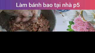 Làm bánh bao nhân thịt