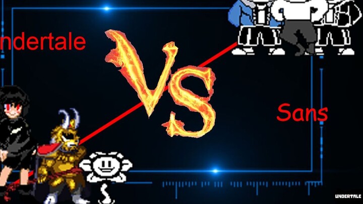 【MUGEN】SANS VS UT Cup 11P Unity is strength (x) Gang fight is justice (√)