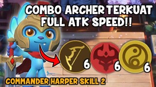 COMBO ARCHER TERKUAT?! FULL ATTACK SPEED ABBYS DAN CADIA MAGIC CHESS COMBO 666 TERKUAT 2022