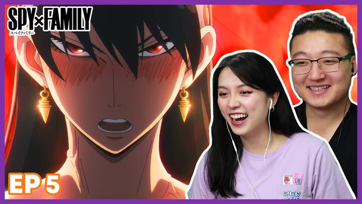 DRUNK YOR, LOIDMAN, & PRINCESS ANYA 😆💖 | Spy x Family Couples Reaction & Discussion Episode 5