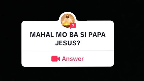 Mahal mo ba si papa Jesus 🥺🥺