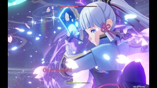 Ayaka 1 Shot Stormterror Boss (F2P) - Genshin Impact #shorts